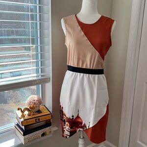 NWT Artistic Multi Color Midi Dress